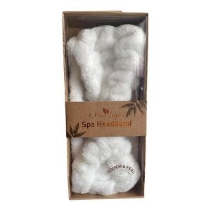 Olivia Layne White Spa Headband